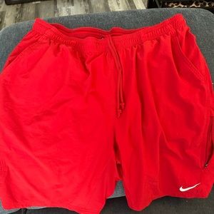 Nike Dri Fit Shorts with White symbol